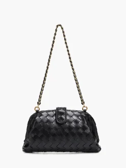 Woven Cloud Dumpling Shoulder Bag