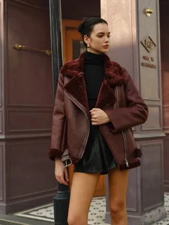 Zipper Belted Soft Fleece Jacket