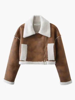 Zipper Fleece Short Coat