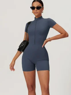 Zipper Seamless Romper