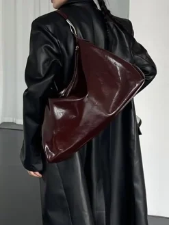 Zipper Soft Hobo Bag